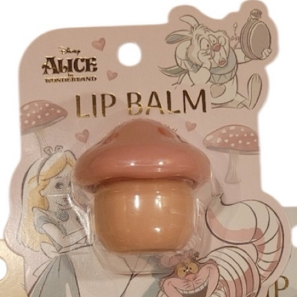 NEW Disney Alice in Wonderland Lip Balm 1 lip balm Pink - Rasberry scent NWT